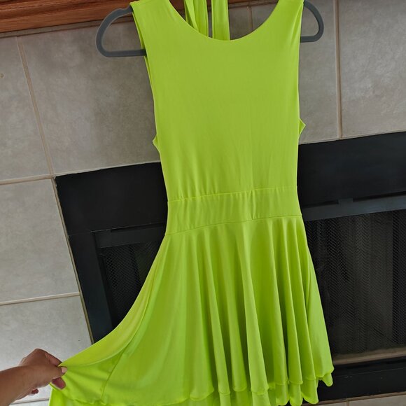 Lime Green CBR Dress - Picture 4 of 5